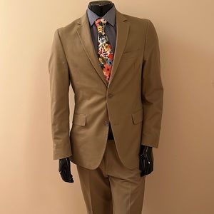 Claiborne Khaki Suit 38R
